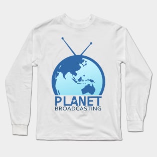 Planet Broadcasting Logo Long Sleeve T-Shirt